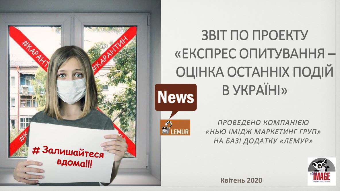 Звіт проєкту “Експрес опитування – оцінка останніх подій в Україні”