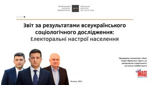Електоральні настрої населення: Липень 2021 року