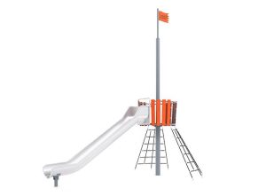 Пиратская мачта с горкой