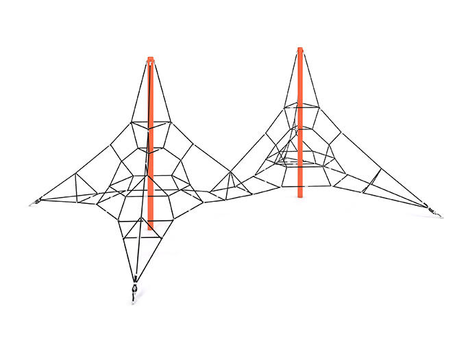 Канатная пирамида трехгранная двойная Н=3000мм