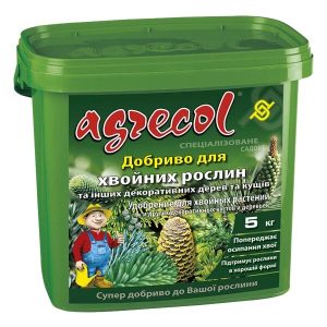 Минеральное удобрение Агрикол для хвойных 14-14-21 Agrecol (5 кг)