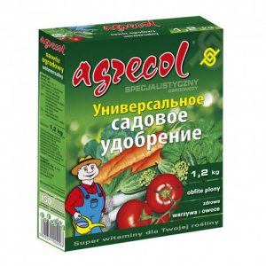 Минеральное удобрение универсальное садовое 15-15-17 Agrecol (1,2 кг)