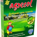 удобрение Agrecol от мха на газоне