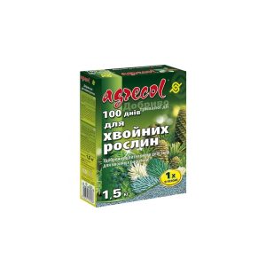 Мінеральне добриво для хвойних 100 днів Agrecol 15-5-20 Agrecol (1,5 кг)